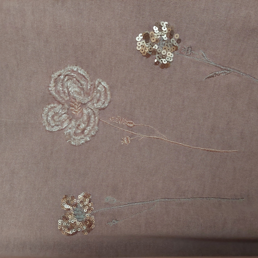 Embroidered Floral Women's Scarf